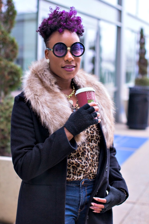 OOTD Faux Fur Leopard Print | The Style Medic